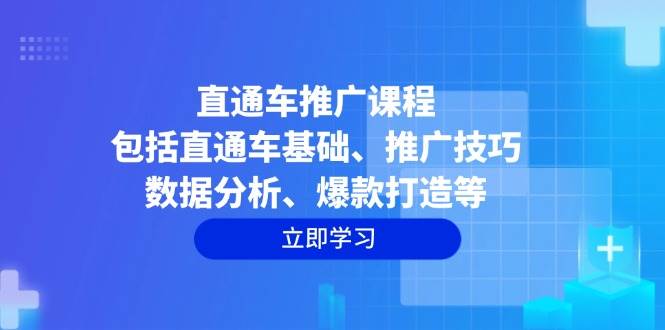 （14001期）直通车推广课程：包括直通车基础、推广技巧、数据分析、爆款打造等-百盟网
