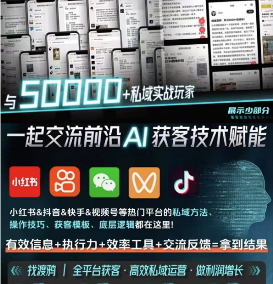 （14743期）【渡鸦科技社】内部学习资料，私域流量入门指南-百盟网