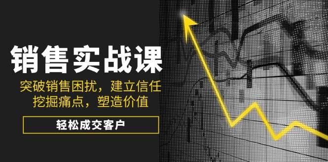 （14297期）销售实战课，突破销售困扰，建立信任，挖掘痛点，塑造价值，轻松成交客户-百盟网