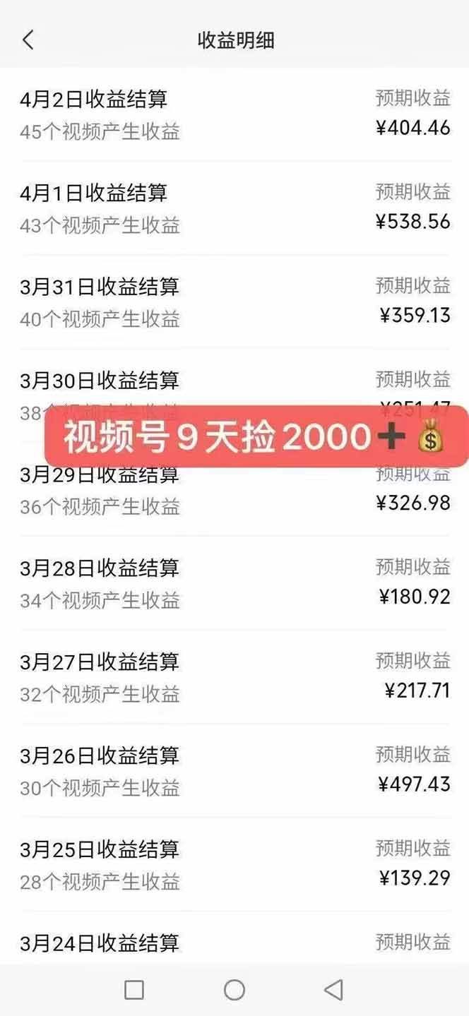 （14425期）全新托管躺赚项目，微信视频号公众号托管代运营，每天五分钟，收益大几百-百盟网