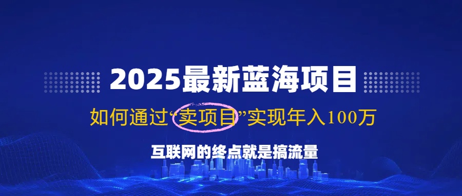 （14305期）2025最新蓝海项目，零门槛轻松复制，月入10万+，新手也能操作！-百盟网