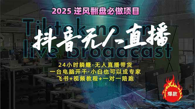 （14539期）抖音无人直播新风口：轻松实现睡后收入，一人管理多设备，24小时不间断…-百盟网