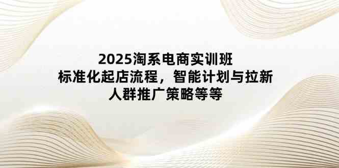 2025淘系电商实训班：标准化起店流程，智能计划与拉新，人群推广策略等等-百盟网